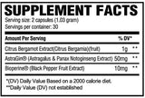 Bergamot 1000 mg | z astraginom - 60 kapsul