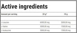 BCAA visoka hitrost | Topna matrica BCAA - 250 gramov