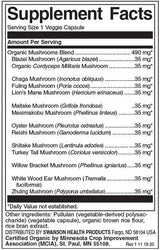 Celoten spekter 14 gobskih kompleksov 490 mg - 60 kapsul