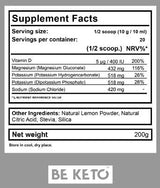 Ketoliti v prahu | Keto elektroliti - 200 gramov