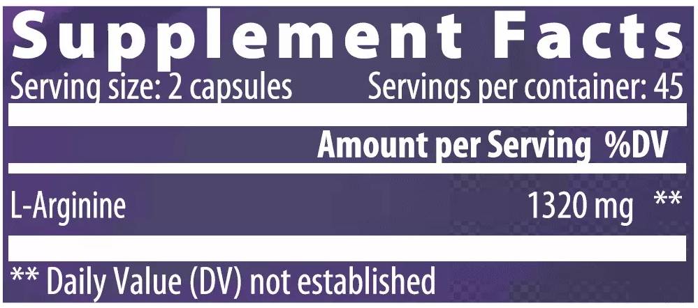 L-arginin 660 mg 90 kapsul