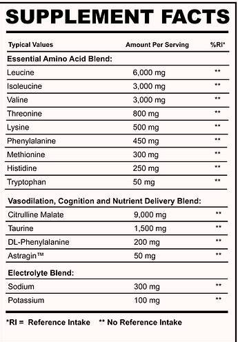Intra EAA+ | s citrulini in elektroliti - 810 gramov