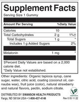 Melatonin gumi z nizkim odmerkom 1 mg | Jagoda - 60 žvečilnih tablet