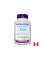Collagen30® with Biotin / Kolagen (bioaktivni kolagenski peptidi) z biotinom, 120 tablet <tc>Webber Naturals</tc>