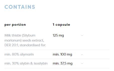 Mlečni Thistle | Silimarin 100 mg - 60 kapsul