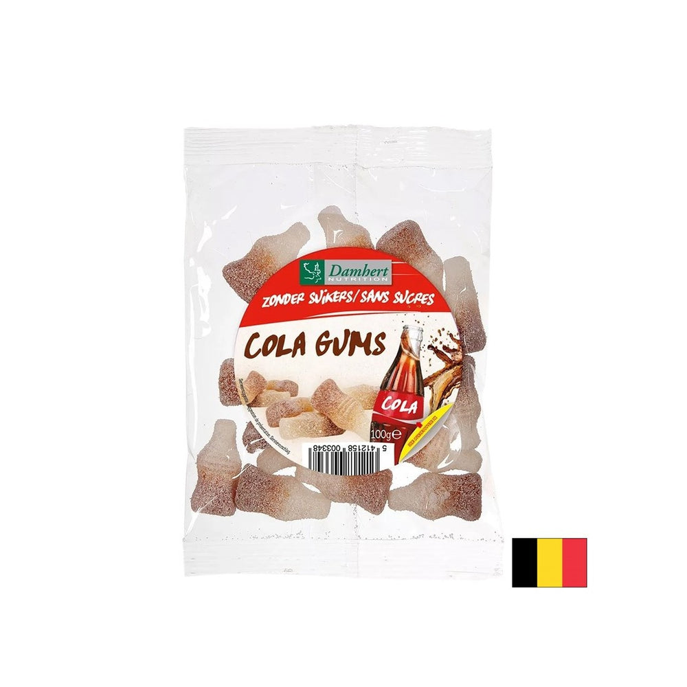 Chewy Jelly Candies z okusom cole (brez sladkorja), 100 g