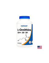 Razstrupljanje in jetra - L-ornitin, L-Ornithine, 500 mg x 180 kapsul <tc>Nutricost</tc>