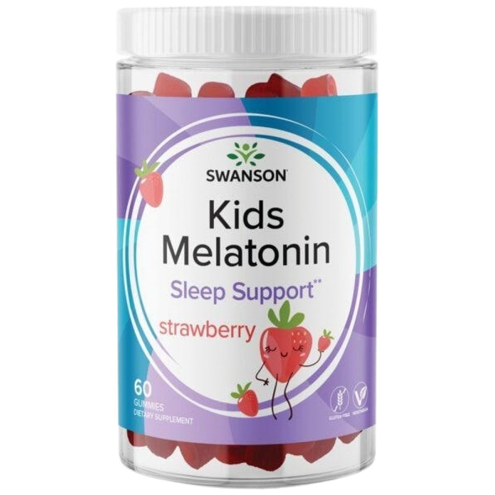 Otroci melatonin gumi 1 mg | Jagoda 60 žvečilne tablete