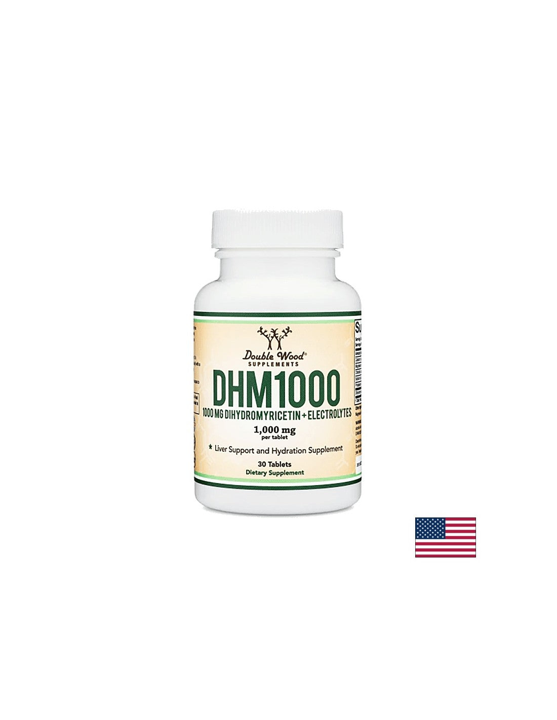 Dihydromyricetin + Electrolytes/ Dihidromiricetin + elektroliti, 30 tablet <tc>Double Wood</tc>