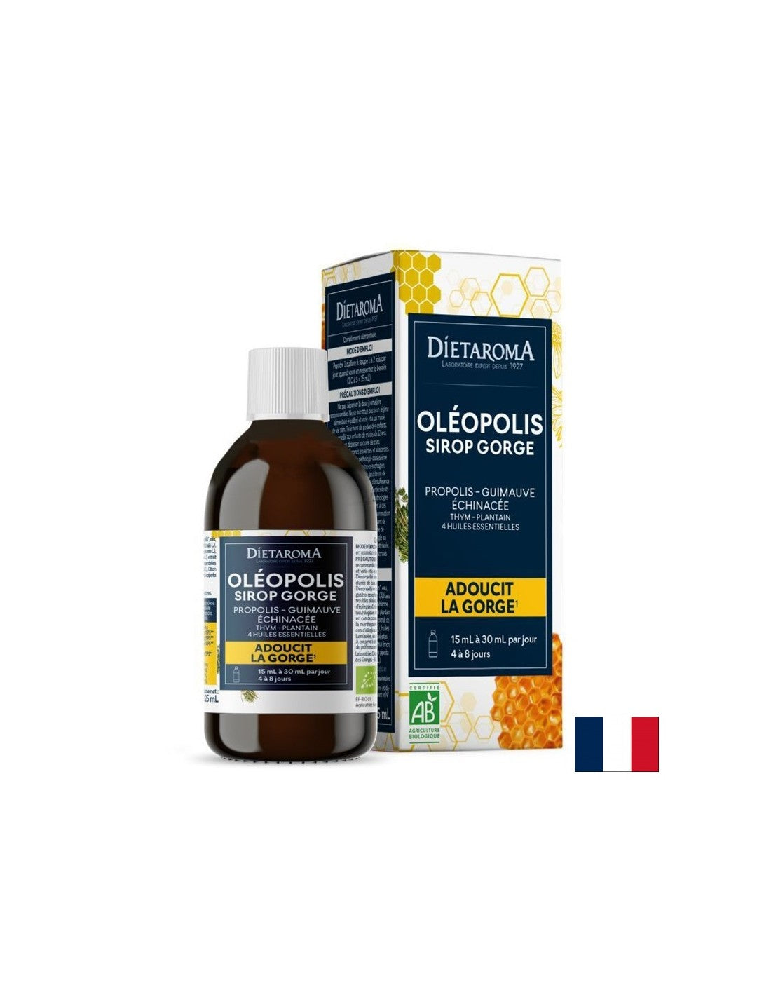Respiratorni sistem - oleopolis (zeliščni sirup s propolisom in eteričnimi olji), 125 ml