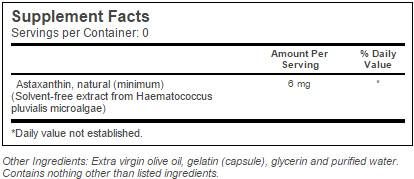 Najboljši astaksantin 6 mg - 30 gel kapsul