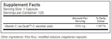 Najboljši vitamin C + Quali ™ C 1000 mg - 120 kapsul