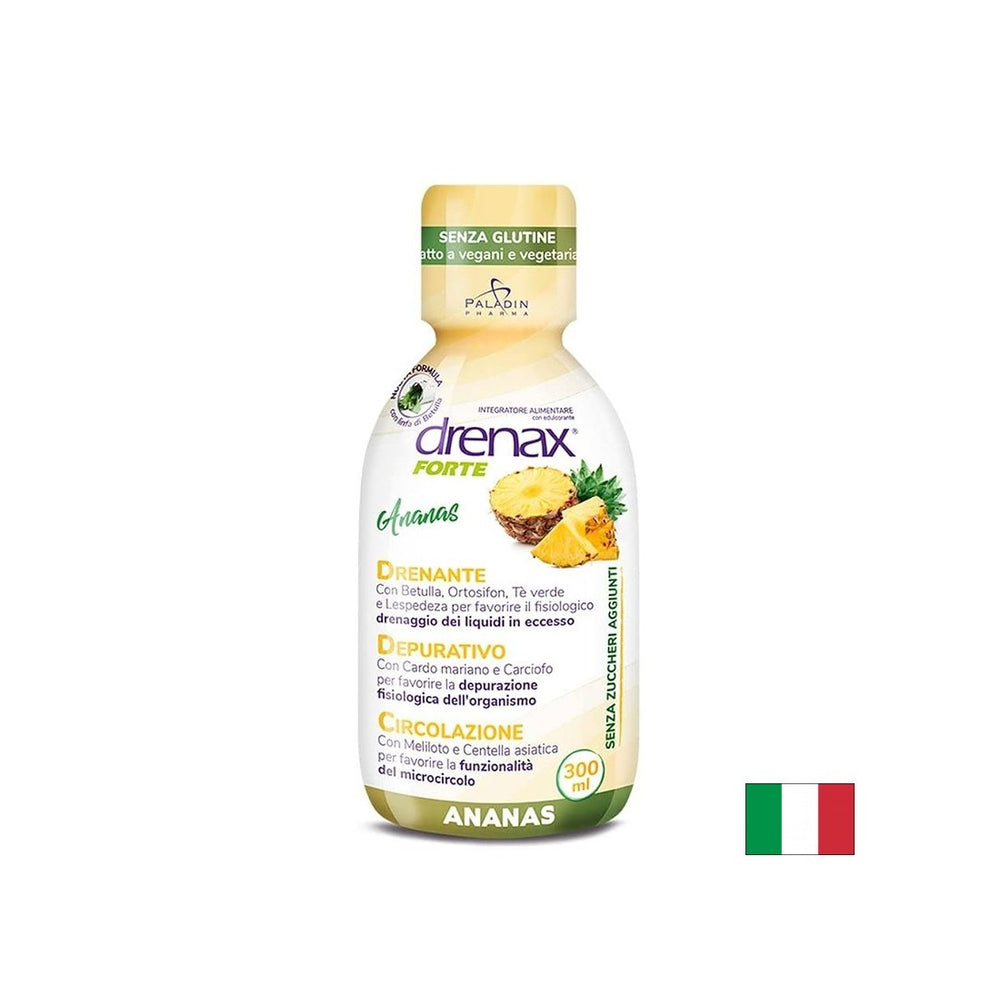 Formula za zadrževanje proti tekočini z ananasom - Drenax - Drenax® Forte - zeliščni diuretik, 300 ml, 10 odmerkov