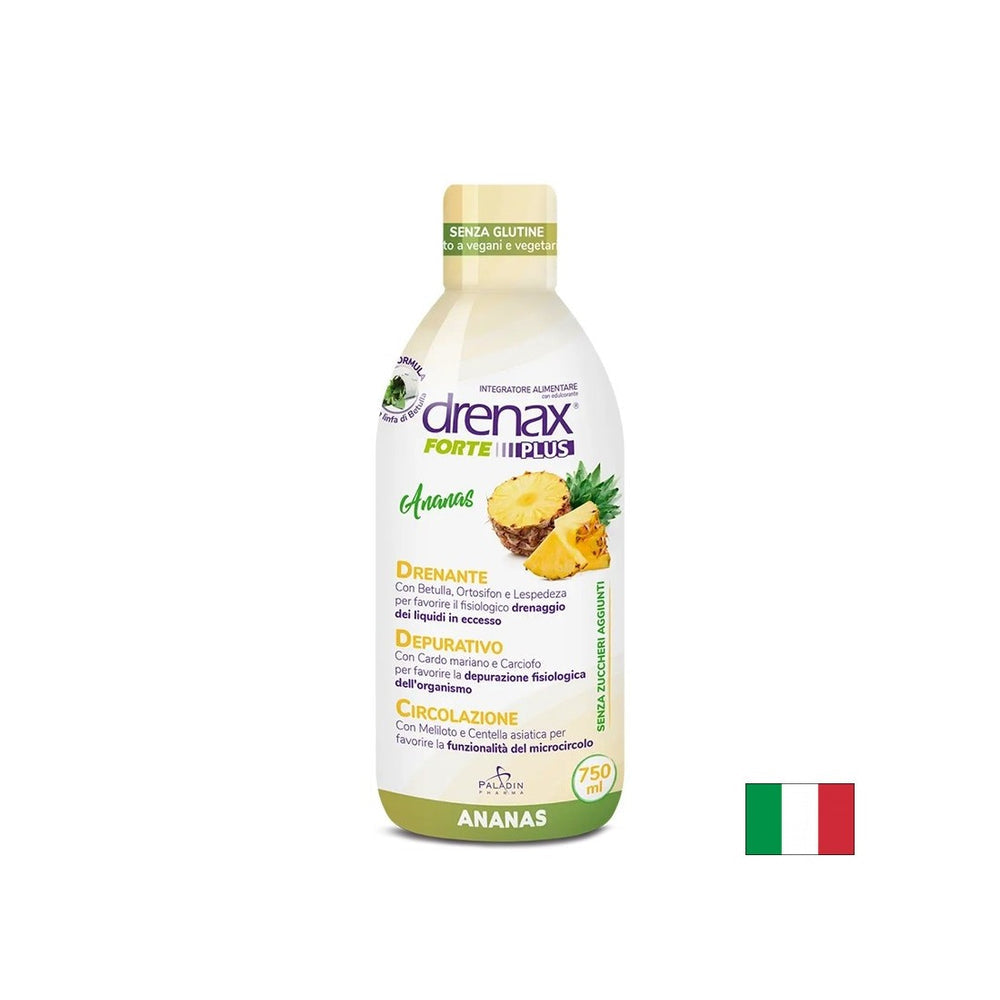 Formula za zadrževanje proti tekočini z ananasom - Drenax - Drenax® Forte Plus - zeliščni diuretik, 750 ml, 25 odmerkov