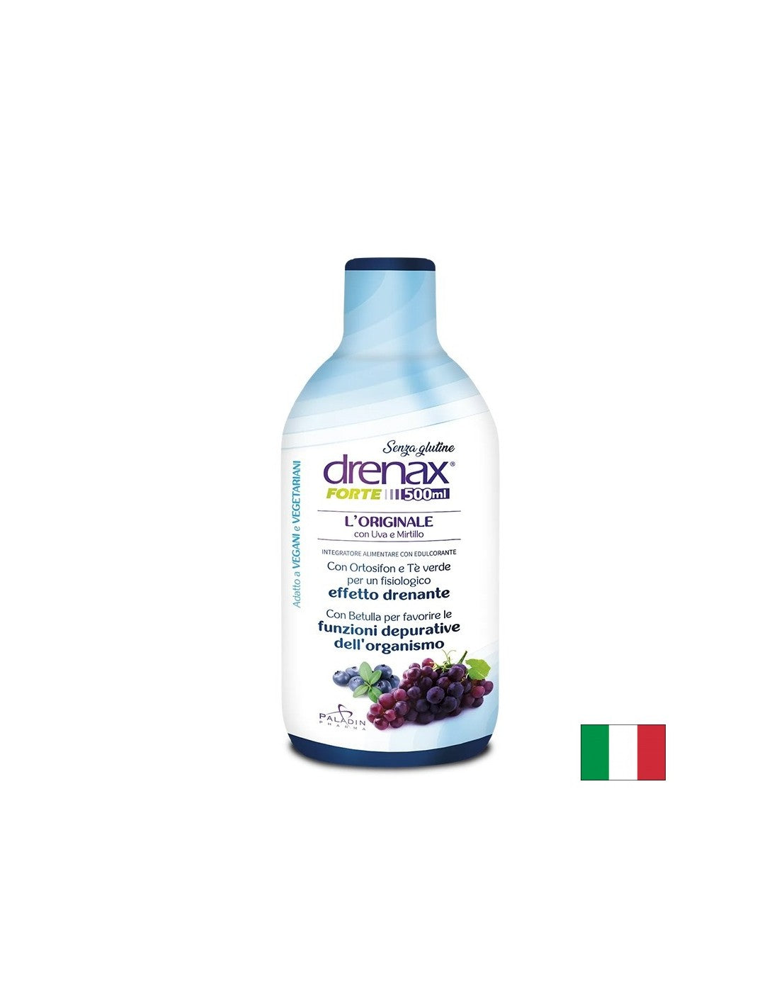 Diuretična formula z grozdnim semenom in borovnico - Drenax - Drenax® Forte, 500 ml, 16 odmerkov