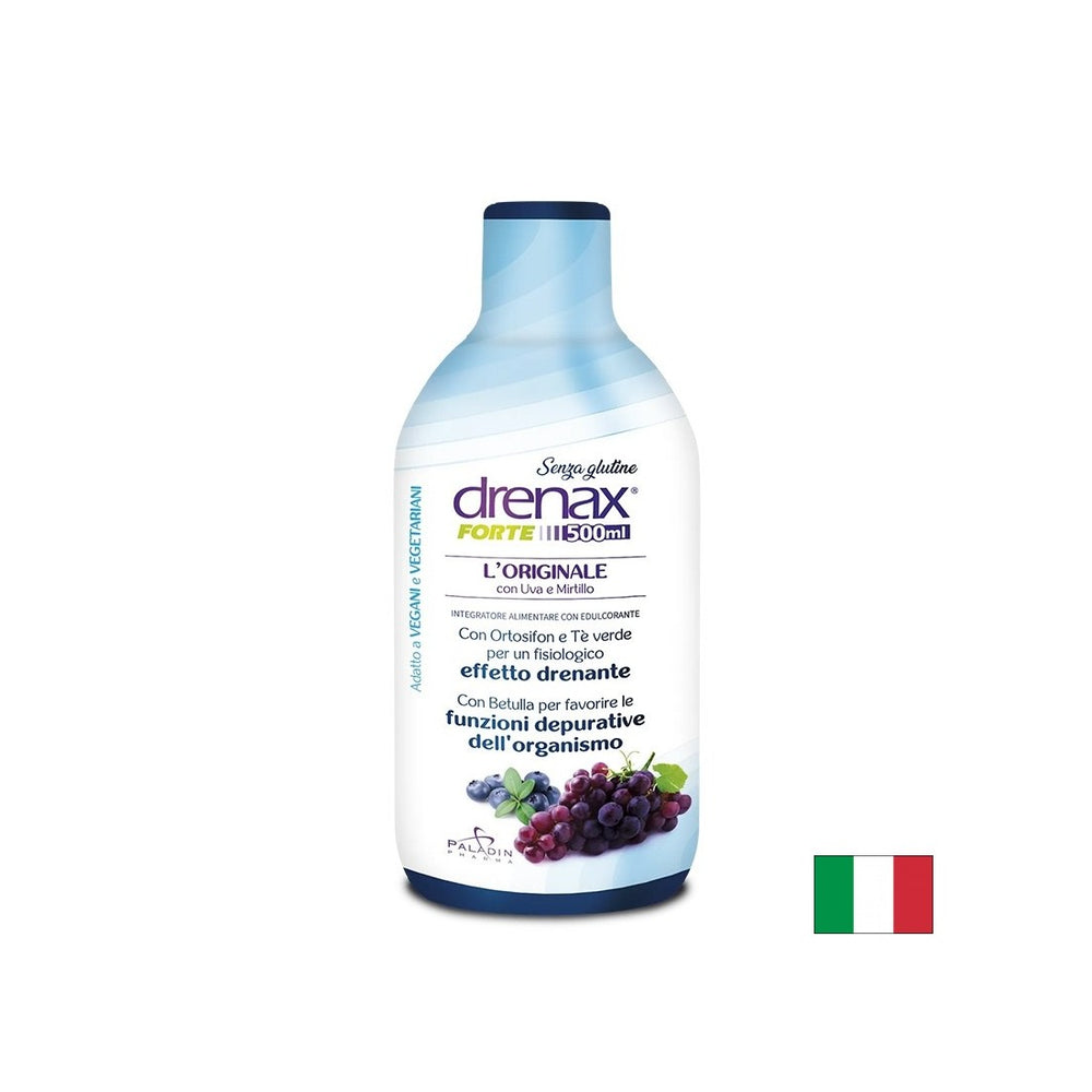 Diuretična formula z grozdnim semenom in borovnico - Drenax - Drenax® Forte, 500 ml, 16 odmerkov