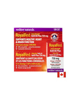 Trojna kombinacija za podporo srcu in možganov - kril olje + omega -3 in astaksantin Royalred, 120 kapsul softgela