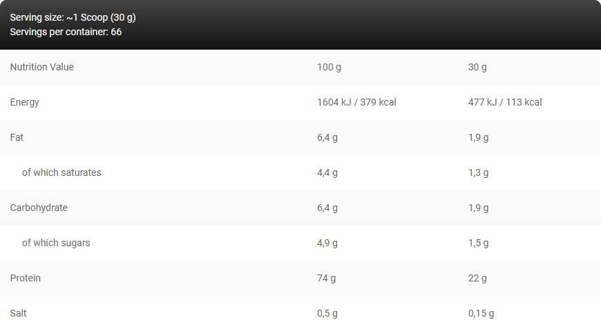LeVrowhey Supreme / 100% sirotkine beljakovine - 2000 gramov