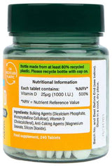 Vitamin D3 1000 iu - 240 tablet