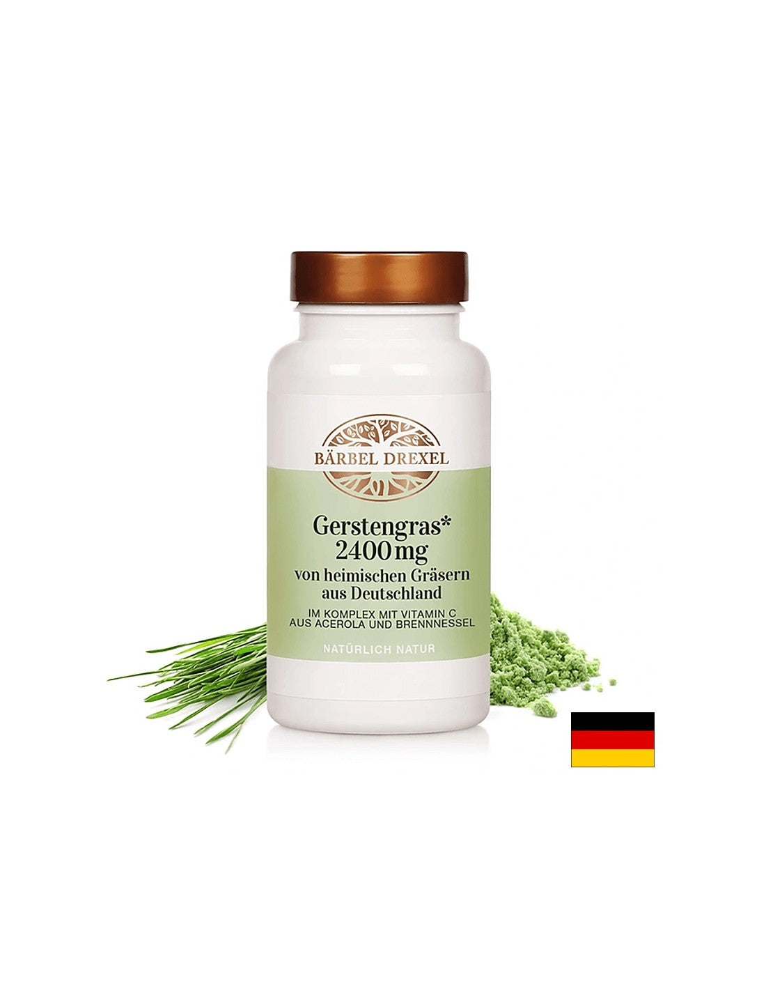 Ječmenska trava, koprive in vitamin C - energija, imunost, razstrupljanje, 180 tablet