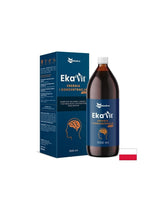 Tekoči vitamin z zeliščnimi izvlečki za energijo in fokus - ekavit, 1 liter, 20 odmerkov