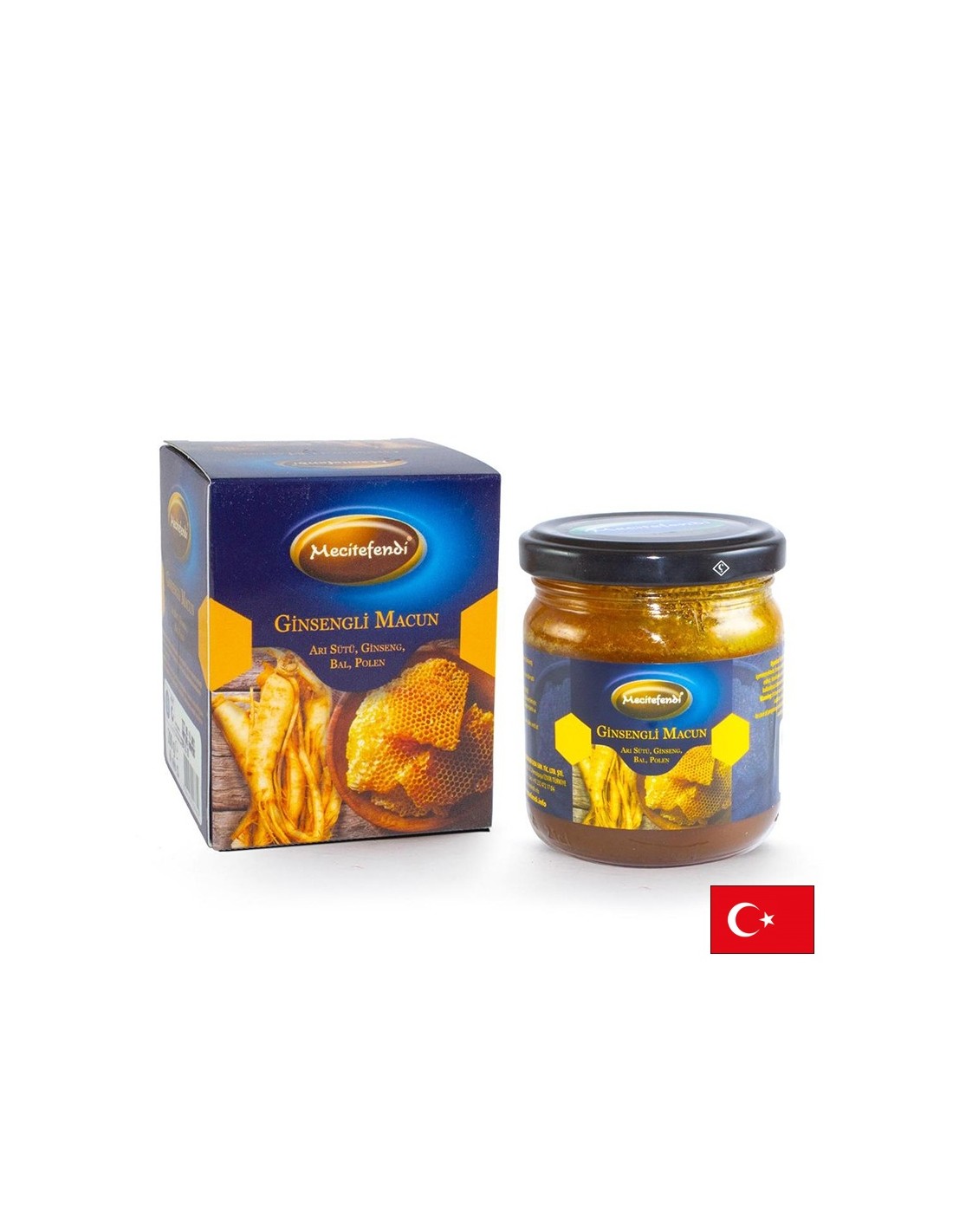 Pasta z kraljevskim želejem, medom, čebeljim cvetnim prahom in ginsengom - imunost in energija, 200 g