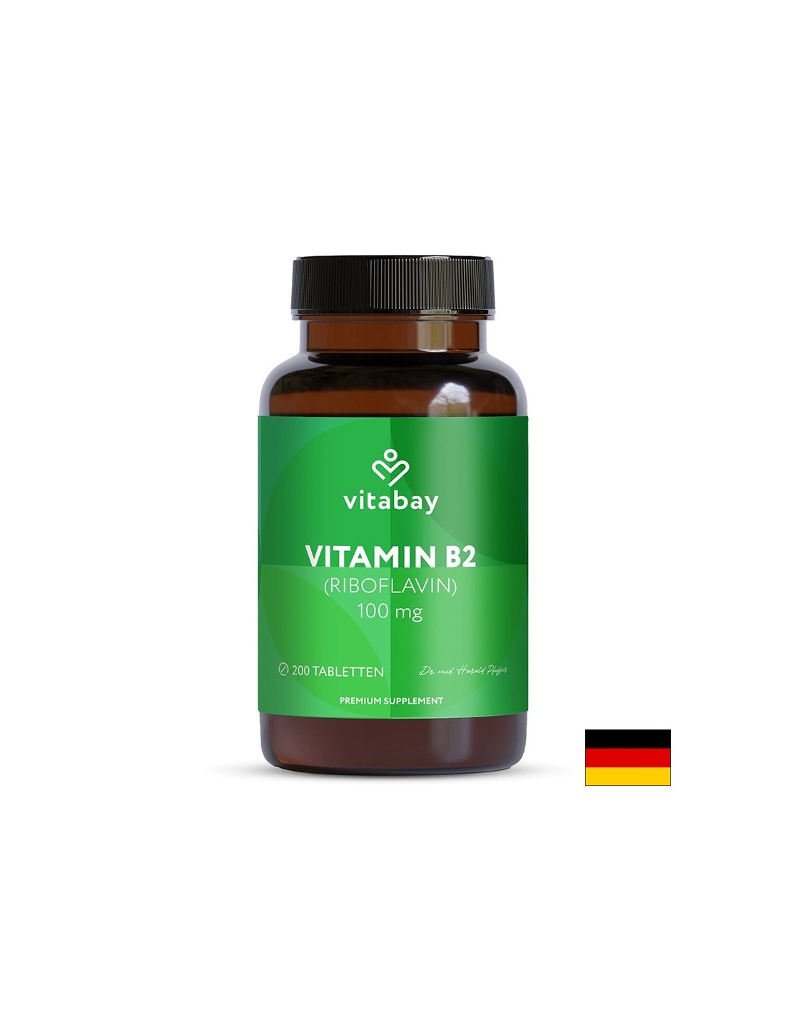 Energetski in živčni sistem - vitamin B2 (riboflavin), 100 mg x 200 tablete