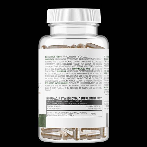 Afriški mango 700 mg / vege 60 kapsul
