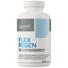 Flex Regen | Collagen + Glucosamine, Chondroitin, MSM, Hyaluronic Acid 120 Tablets - Nutra Best Europe