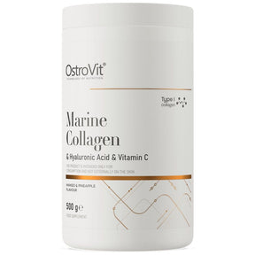 Marine Collagen & Hyaluronic Acid Powder | with Vitamin C - 500 grams - Nutra Best Europe
