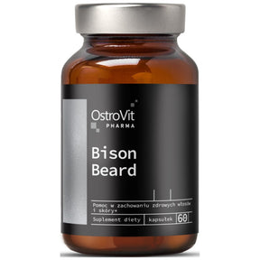 Bison Beard / Men's Beard Care 60 capsules - Nutra Best Europe
