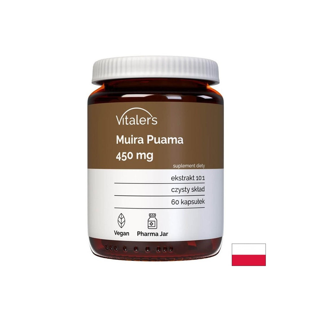 Naravni afrodiziak - Muira puma, 450 mg x 60 kapsul