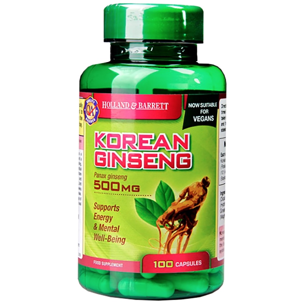 Korejski ginseng 500 mg 100 kapsul