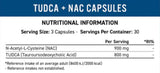 Tudca + NAC | Jetra in antioksidanti podpirajo 90 kapsul