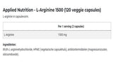 L -arginin 1500 - 120 kapsul