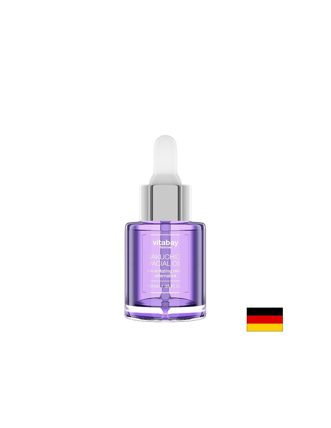 Femme Bakuchiol Facial Oil - Olje za obraz z Bakuchiol oljem, 40 ml <tc>Vitabay</tc>