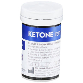 GluKeto Meter – Ketones Strip Tests - 50 pcs. - Nutra Best Europe