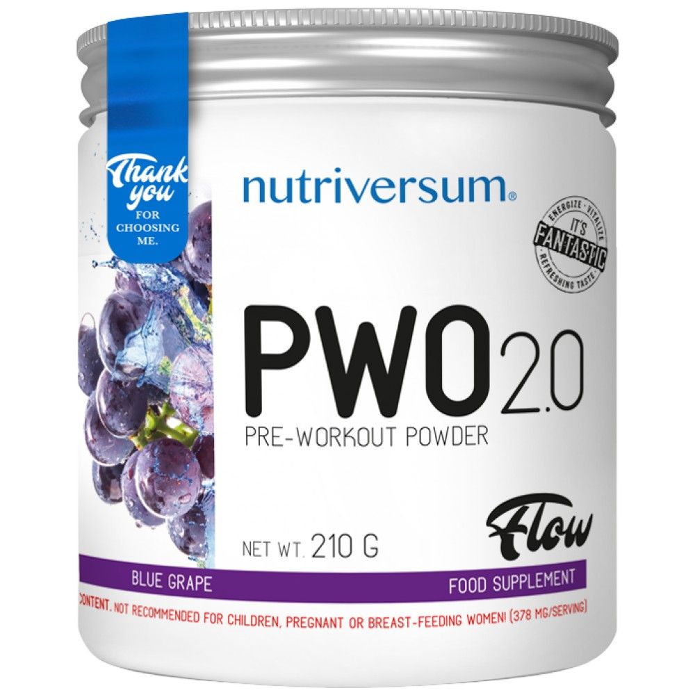 Pwo 2.0 tok | Prah pred vadbo - 210 gramov