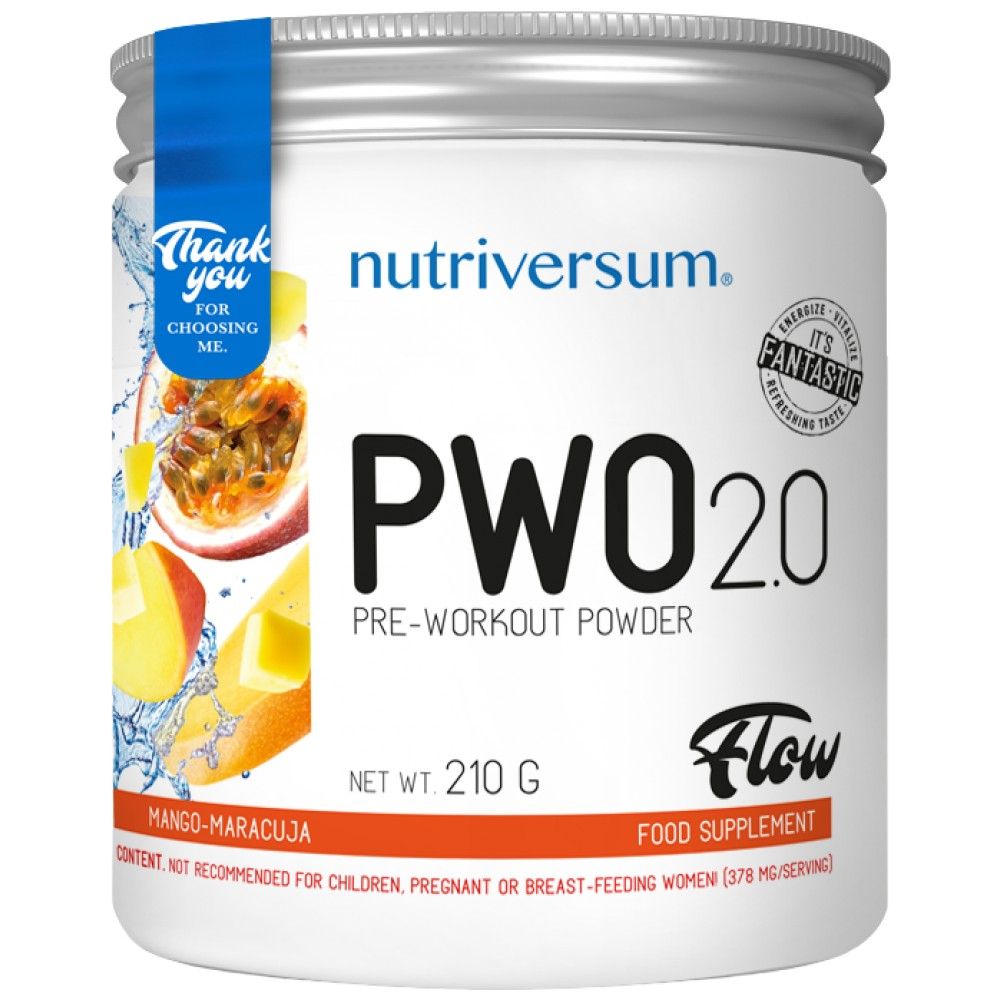 Pwo 2.0 tok | Prah pred vadbo - 210 gramov