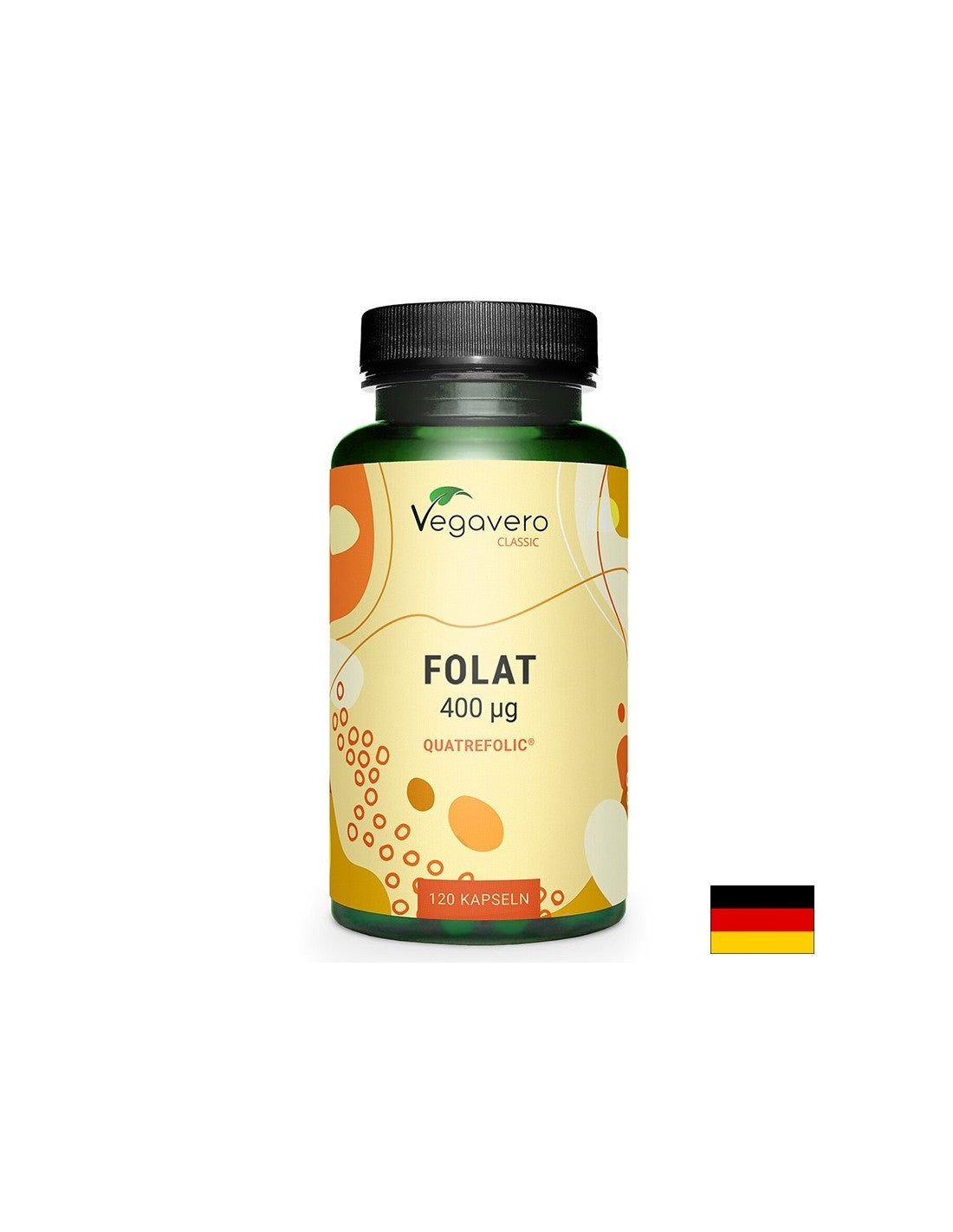 Folna kislina Quatrefolic (metil folat), 120 kapsul