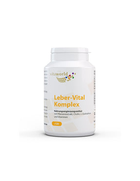 Formula with vitamins and plant extracts for the liver, 120 capsules - Nutra Best Europe