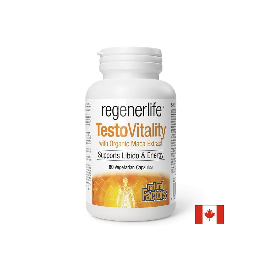 Moška formula testovitalnosti RegenerLife ™ - testosteron, energija in moška vitalnost, 60 kapsul