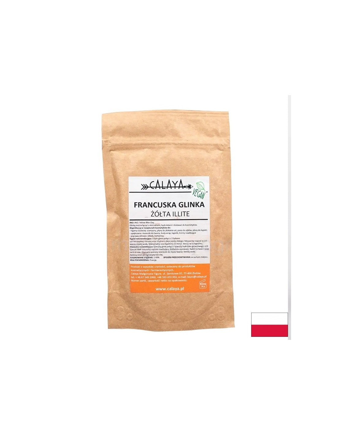 Francoska rumena illitna glina, 100 g