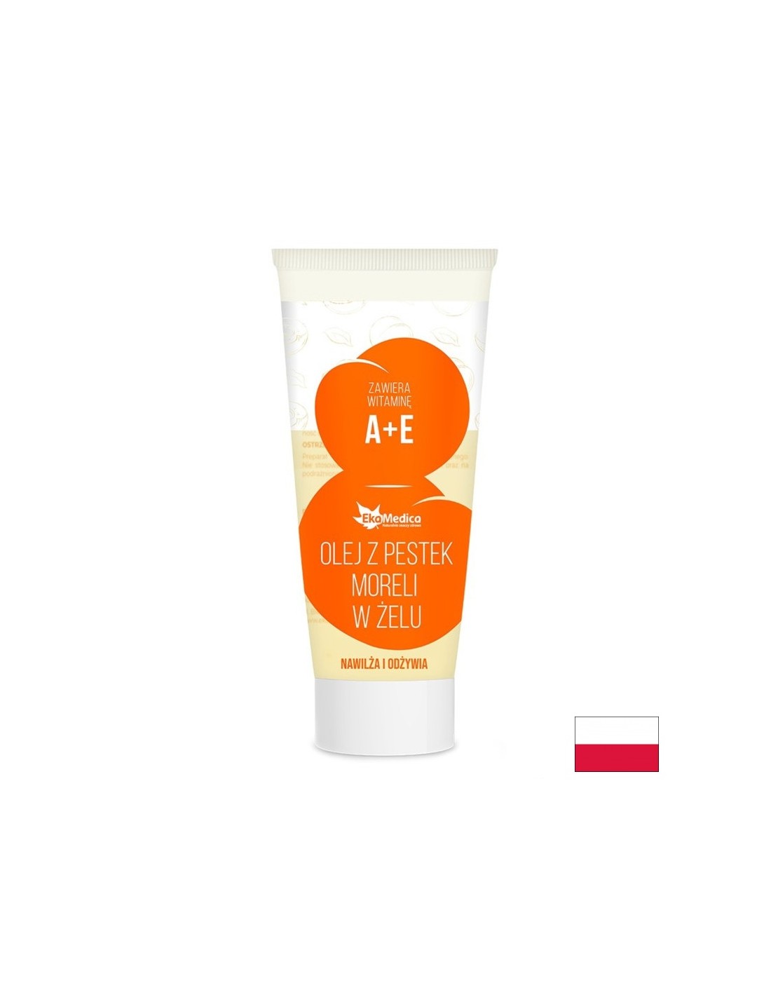 Ročni in telesni gel z mareličnim jedrnim oljem, 100 ml ekamedica