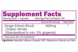 Ingverjev koreninski ekstrakt 650 mg - 60 kapsul