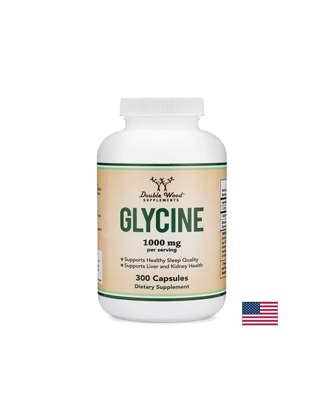 Glicin, 300 kapsul <tc>Double Wood</tc>