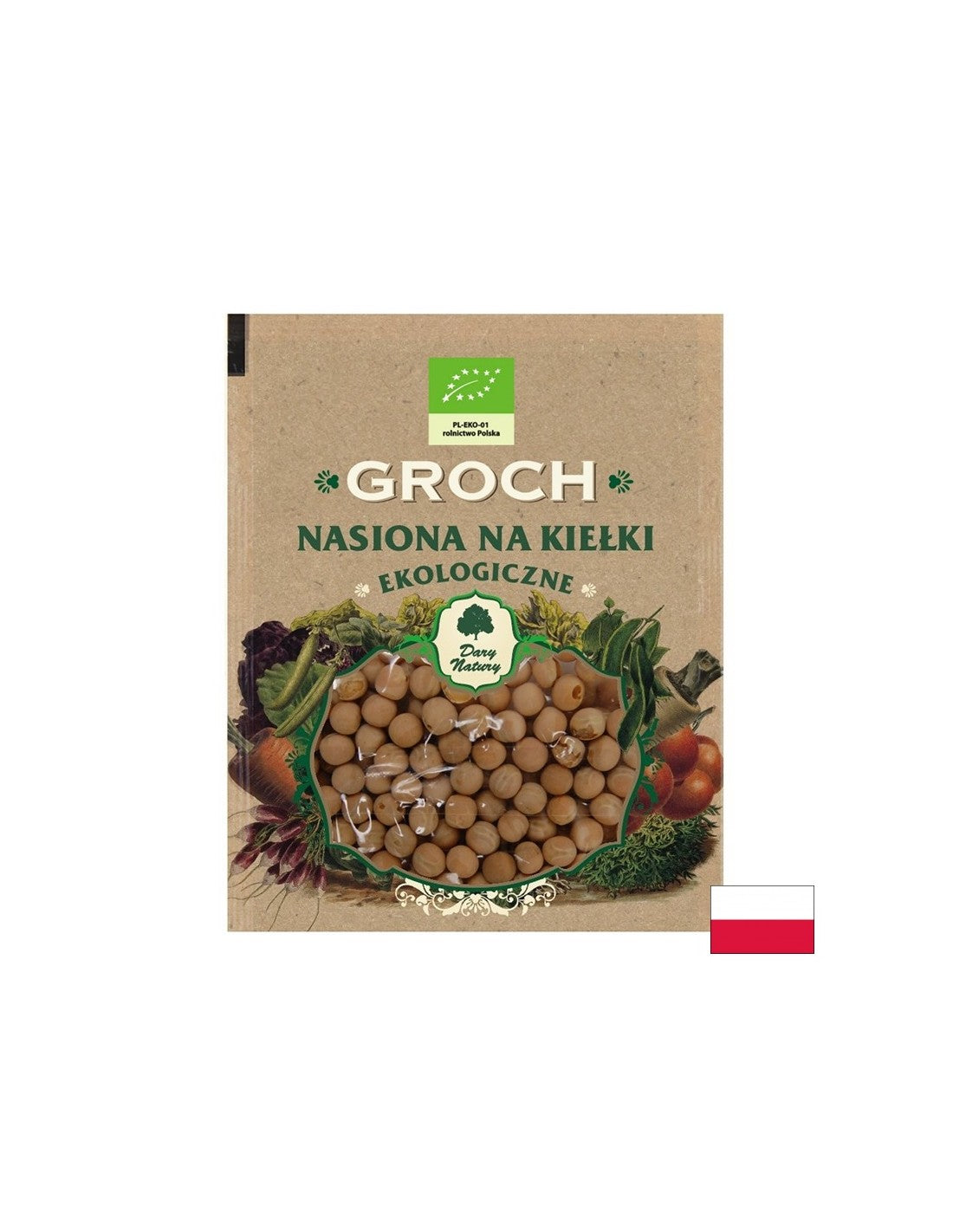 Grah - semena za kalčke Bio, 50 g <tc>Dary Natury</tc>