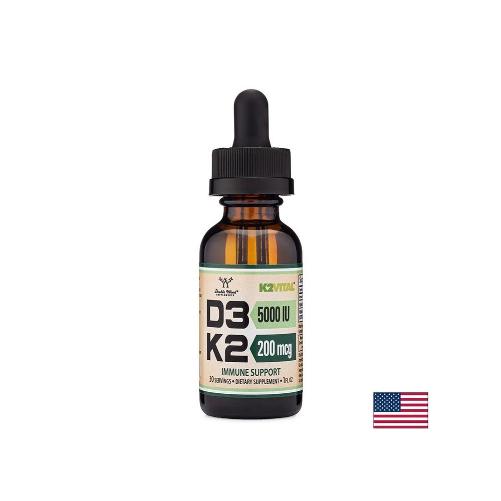 Nega kosti - vitamin D3 5000 IU + K2 200 µg, kapljice, 29,6 ml