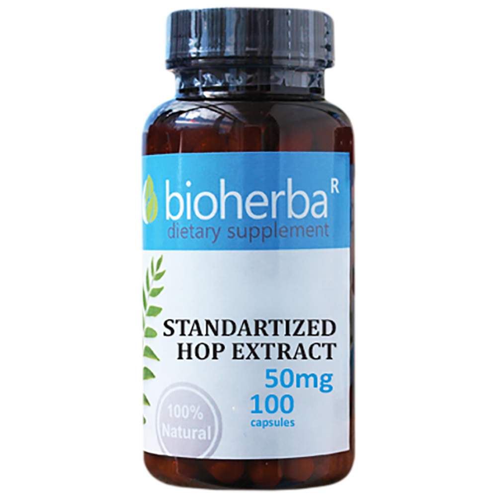 Standardizirani hmeljski ekstrakt 50 mg - 60 kapsul