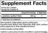 Glutation lipomicel Matrix 300 mg - 90 gel kapsul